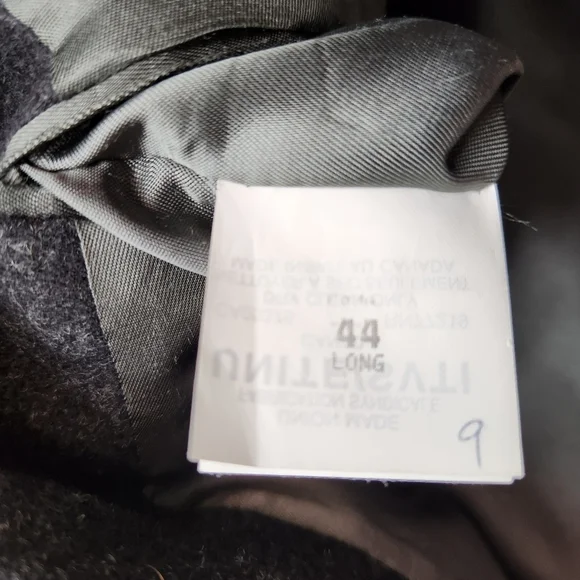 Botany 500 Vintage Mens Charcoal Gray 100% Camel Hair 2 Button Sport Coat-Sz 44L